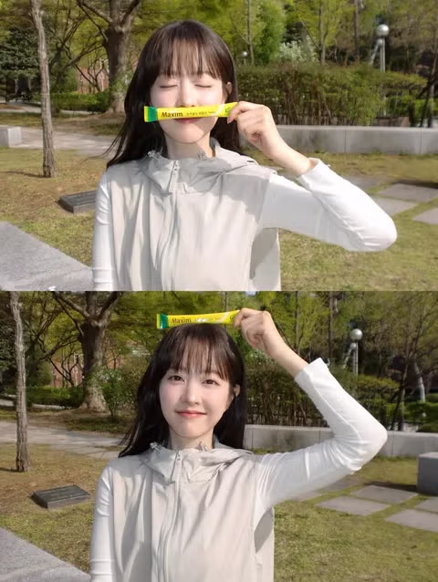 박보영 인스타에 올라온 맥심 커피 사진 - 보배드림 인기글 이미지 2 - 밈카세