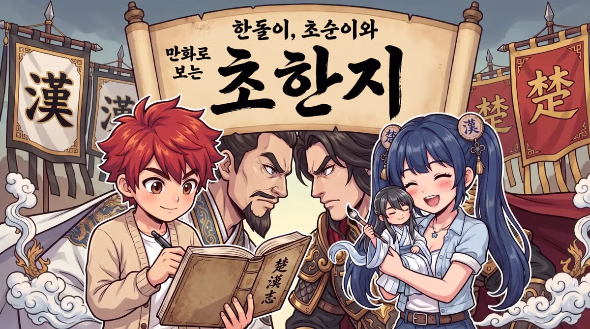 만화로 쉽게 배우는 초한지 입문 - 디시인사이드 인기글 이미지 2 - 밈카세