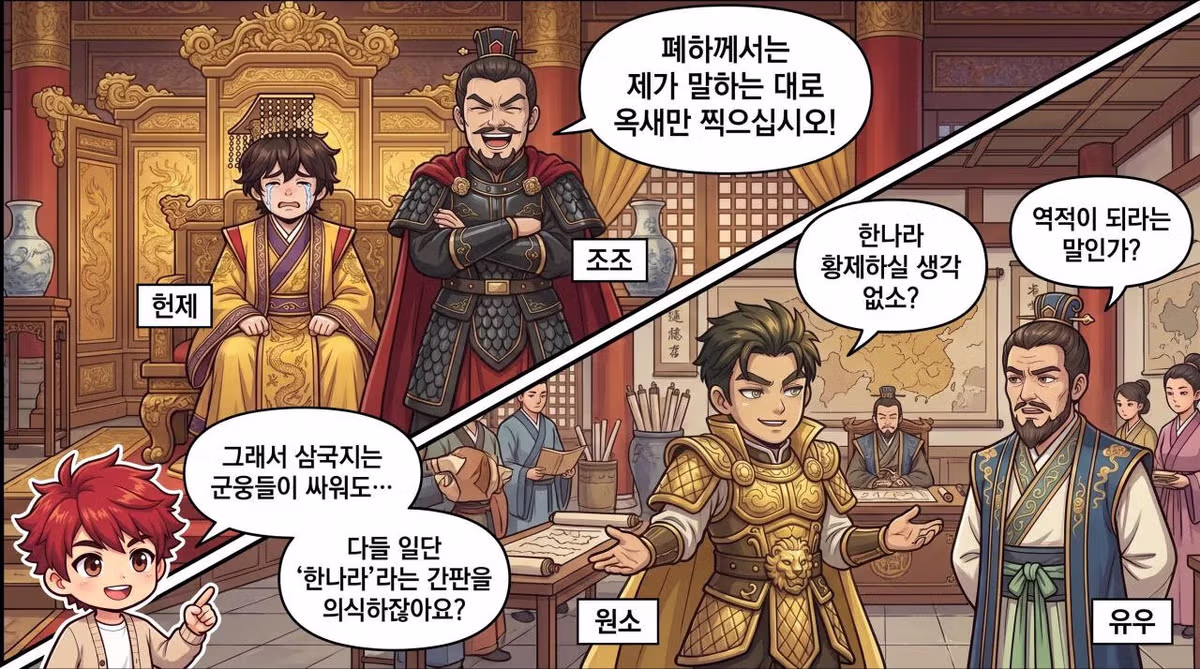 만화로 쉽게 배우는 초한지 입문 - 디시인사이드 인기글 이미지 7 - 밈카세