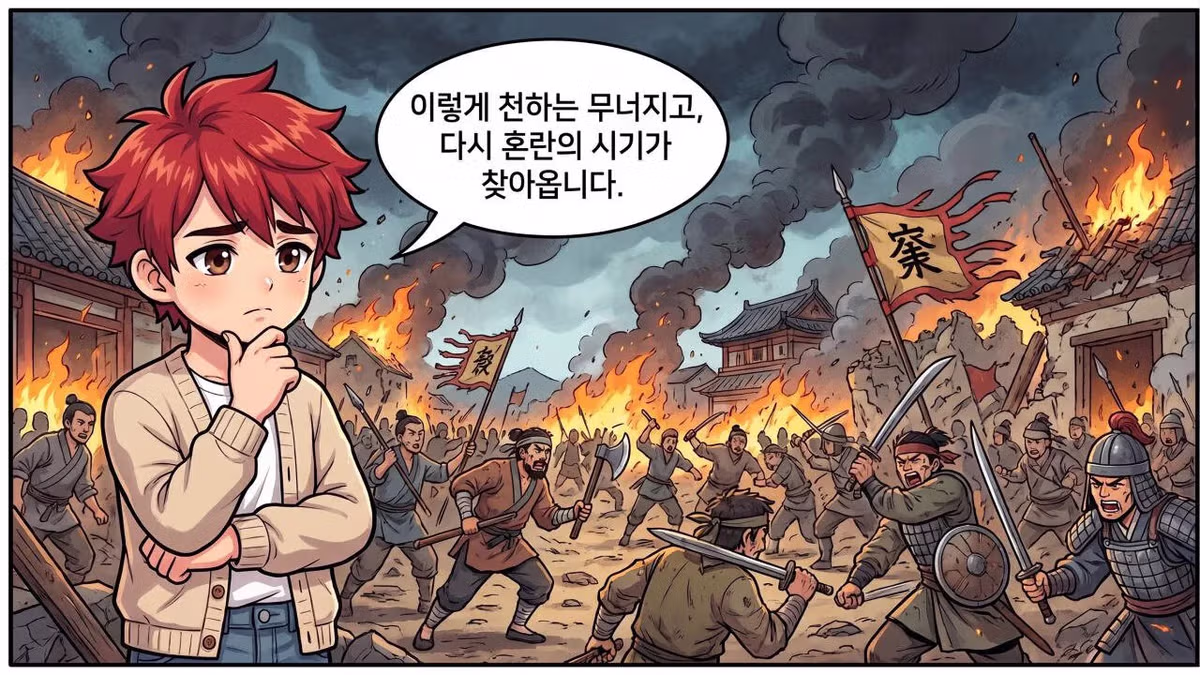 만화로 쉽게 배우는 초한지 입문 - 디시인사이드 인기글 이미지 17 - 밈카세