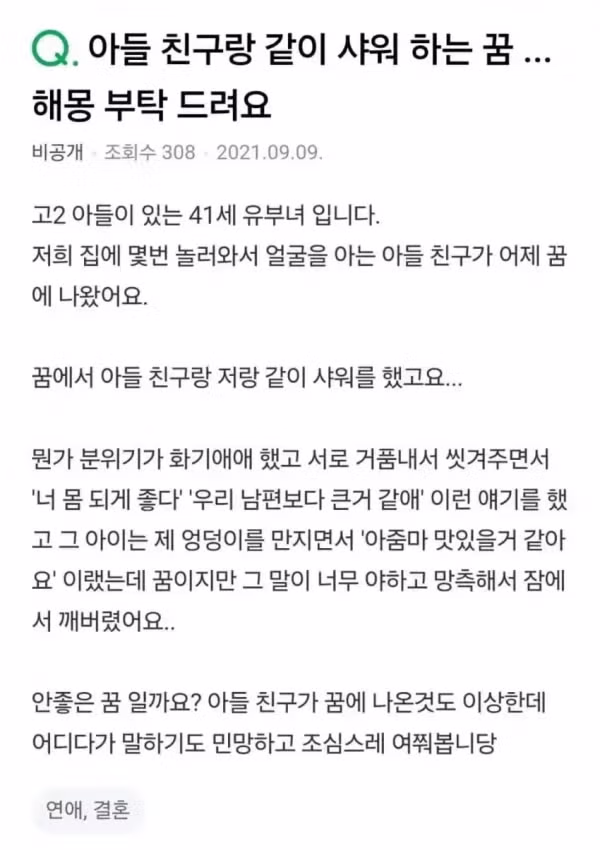 꿈 해몽 부탁드립니다 - 웃대 인기글 이미지 1 - 밈카세