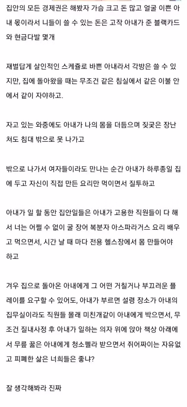 재벌녀와 결혼하면 겪게되는 현실 - 뽐뿌 인기글 이미지 1 - 밈카세