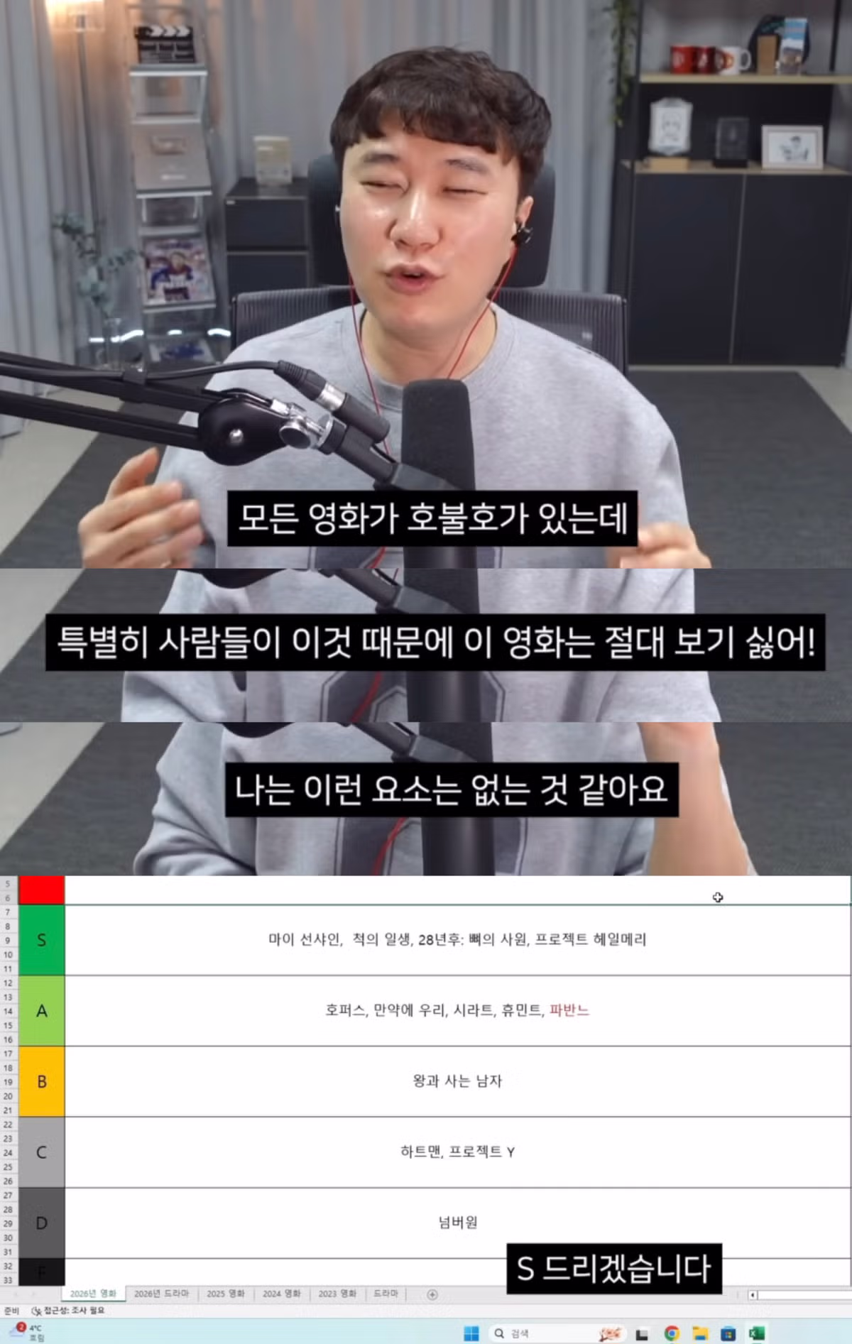 유투버 단군의 <프로젝트 헤일메리> 후기 및 티어점수 9