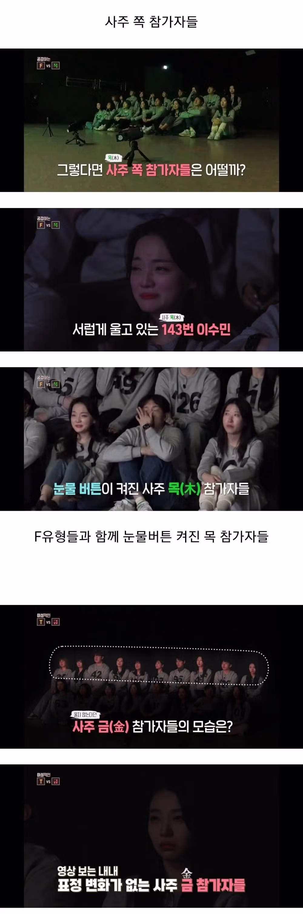 mbti vs 사주 정확성 실험결과 3