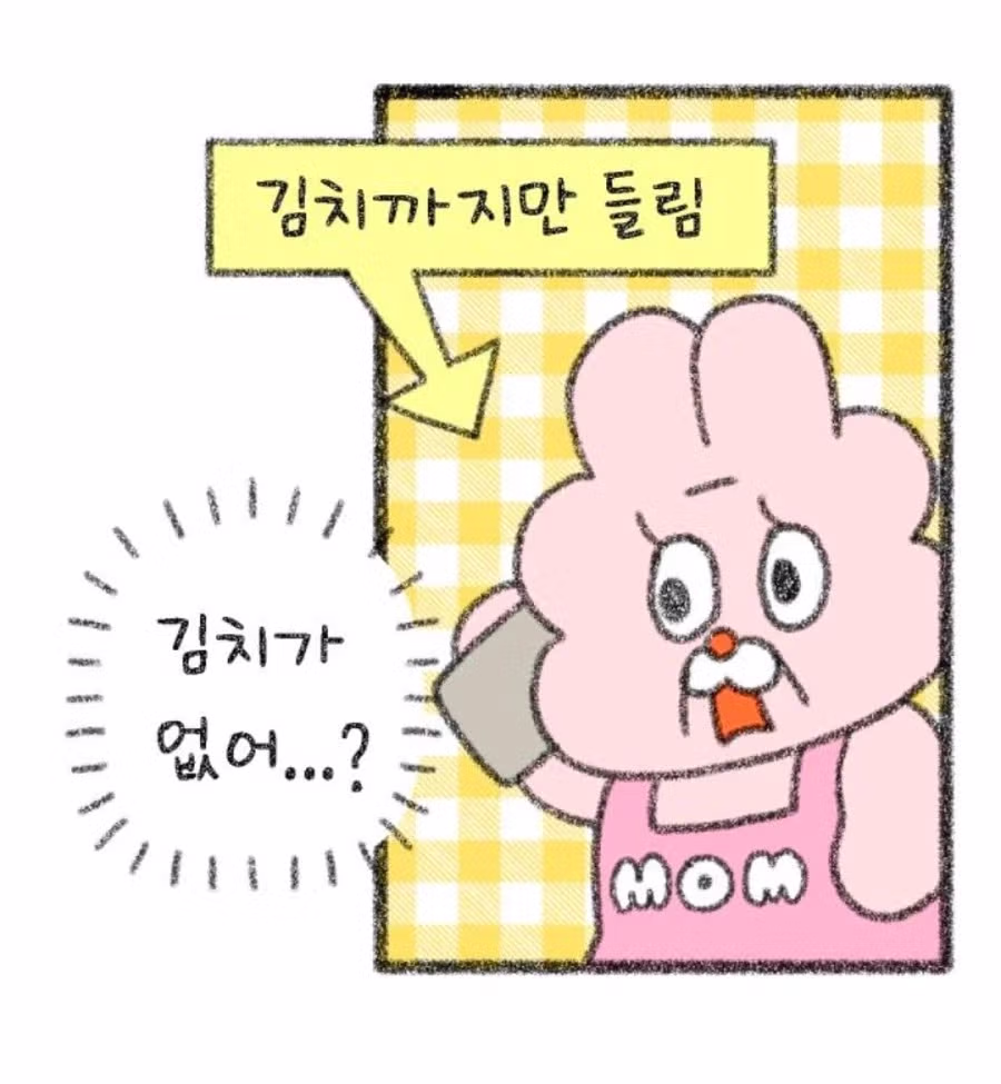 엄마에게 김치 부탁하는 자취생의 모습 - 뽐뿌 인기글 이미지 2 - 밈카세
