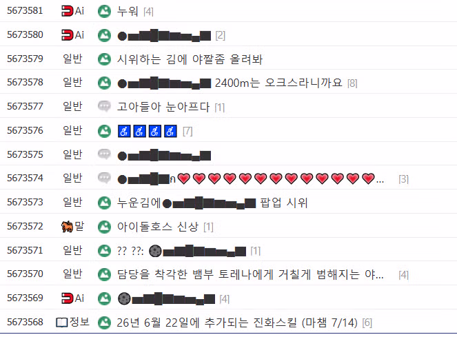 패치 이후 단체로 좌절한 우마무스메 갤러리 상황 - 웃대 인기글 이미지 1 - 밈카세