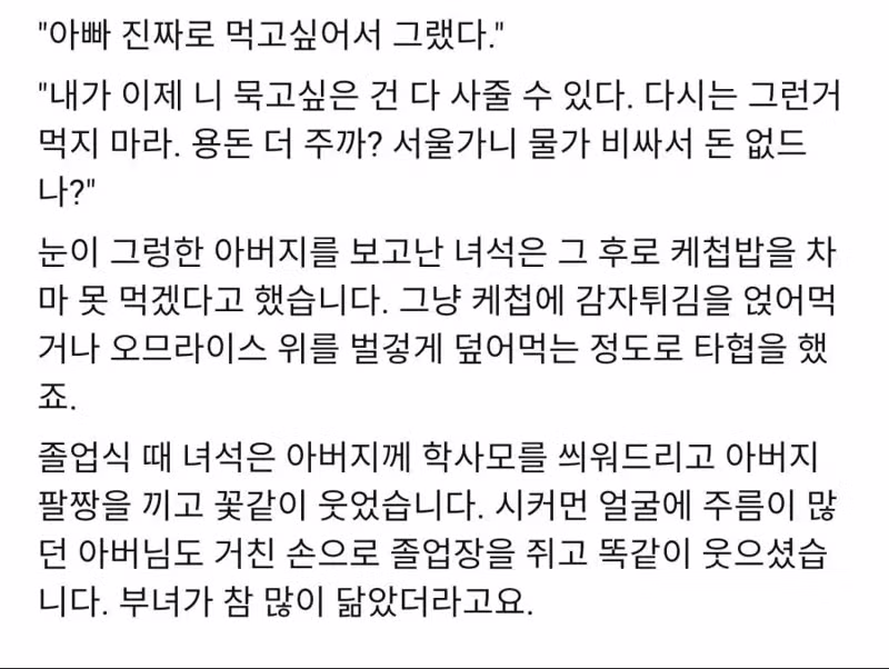 케첩에 밥 비벼 먹던 여사친 썰 - 개드립 인기글 이미지 3 - 밈카세