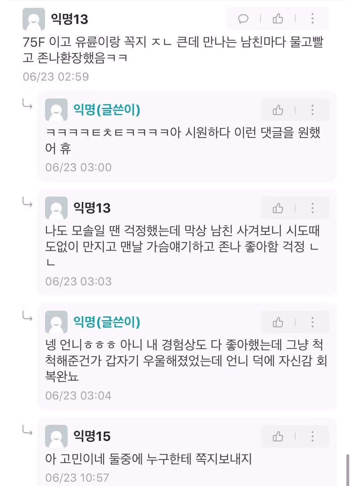 유륜 크기에 대한 남성들의 솔직한 생각 - 인벤 인기글 이미지 2 - 밈카세