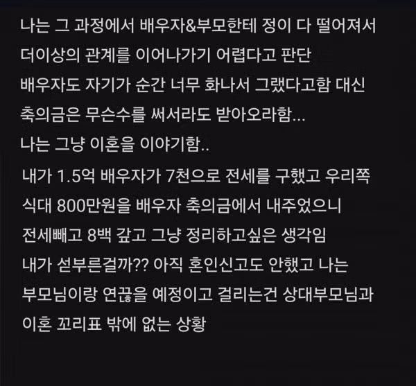 신혼여행 다녀오자마자 이혼 고민하는 - 인스티즈 인기글 이미지 2 - 밈카세