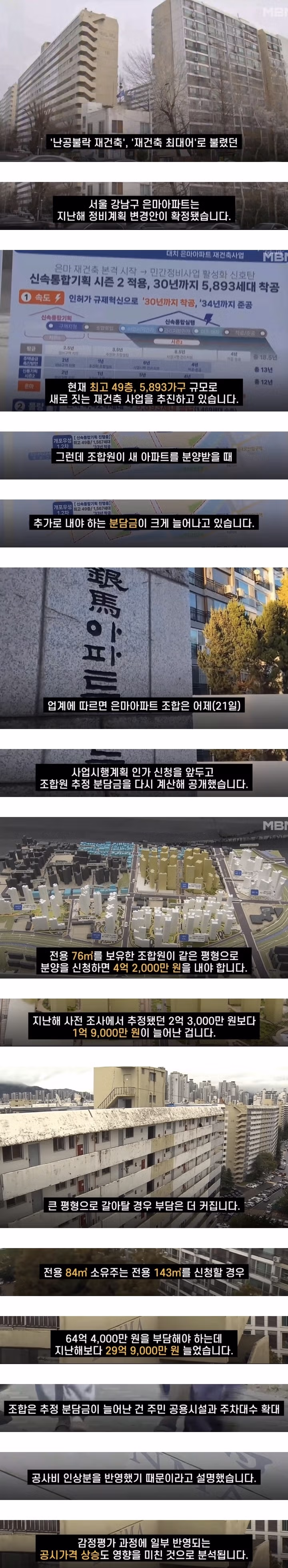 또 분담금 상승했다는 은마아파트.jpg - 인벤 인기글 이미지 1 - 밈카세