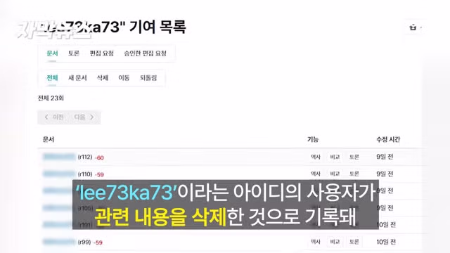 예비군 사망 사고 나무위키 내용 삭제 시도 논란 - 디시인사이드 인기글 이미지 3 - 밈카세