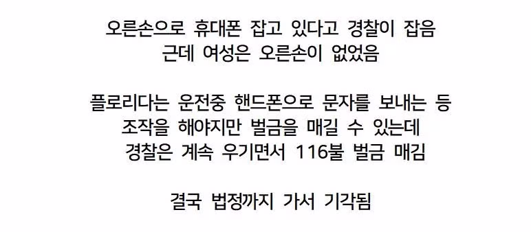 미국에서 화제 된 운전 중 휴대폰 사용 단속 사례 - MLB파크 인기글 이미지 2 - 밈카세