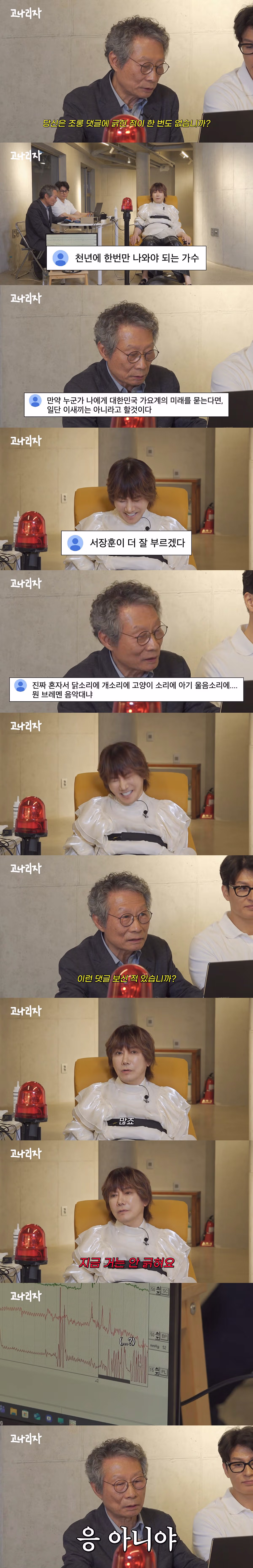 김장훈 200억 기부 후회 여부를 묻는 거짓말 탐지기 테스트 - 개드립 인기글 이미지 10 - 밈카세