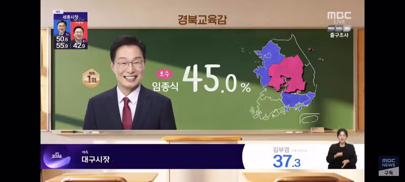 교육감 선거 지상파 출구조사 결과 - 클리앙 인기글 이미지 9 - 밈카세