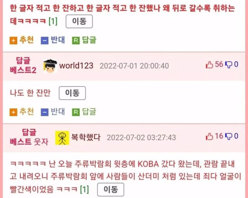 술 냄새 가득한 주류박람회 방문 후기 모음 - 보배드림 인기글 이미지 2 - 밈카세