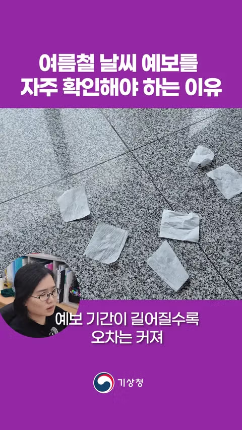 기상청이 알려주는 여름철 날씨 예보 확인의 중요성 - MLB파크 인기글 이미지 8 - 밈카세