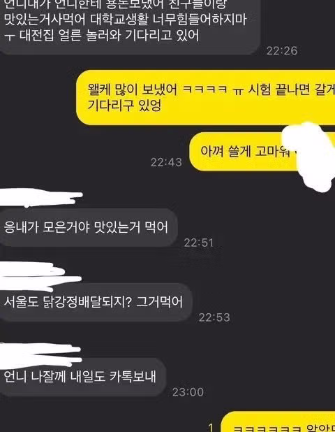 대학생 언니에게 용돈을 준 초등학생 동생 - 더쿠 인기글 이미지 3 - 밈카세