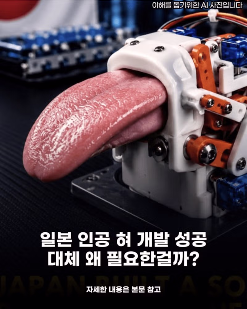 일본에서 개발한 인공 혀의 정체 - 인벤 인기글 이미지 1 - 밈카세