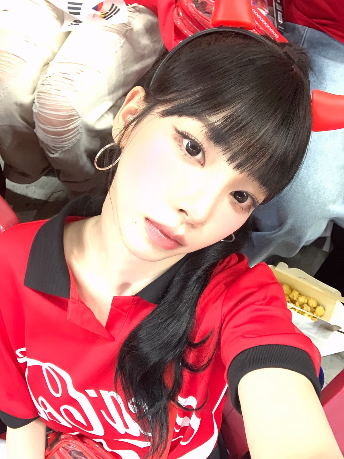 월드컵 직관 간 카리나 인스타그램 업데이트 - 디시인사이드 인기글 이미지 7 - 밈카세