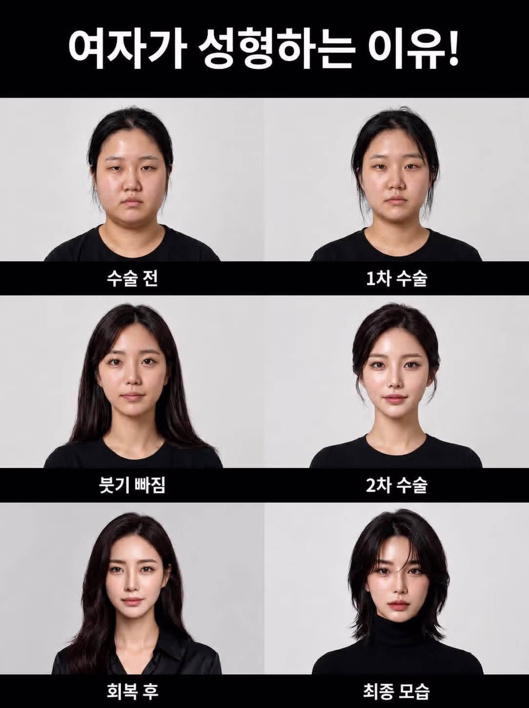 여성들이 성형 수술을 선택하는 이유 - 뽐뿌 인기글 이미지 1 - 밈카세