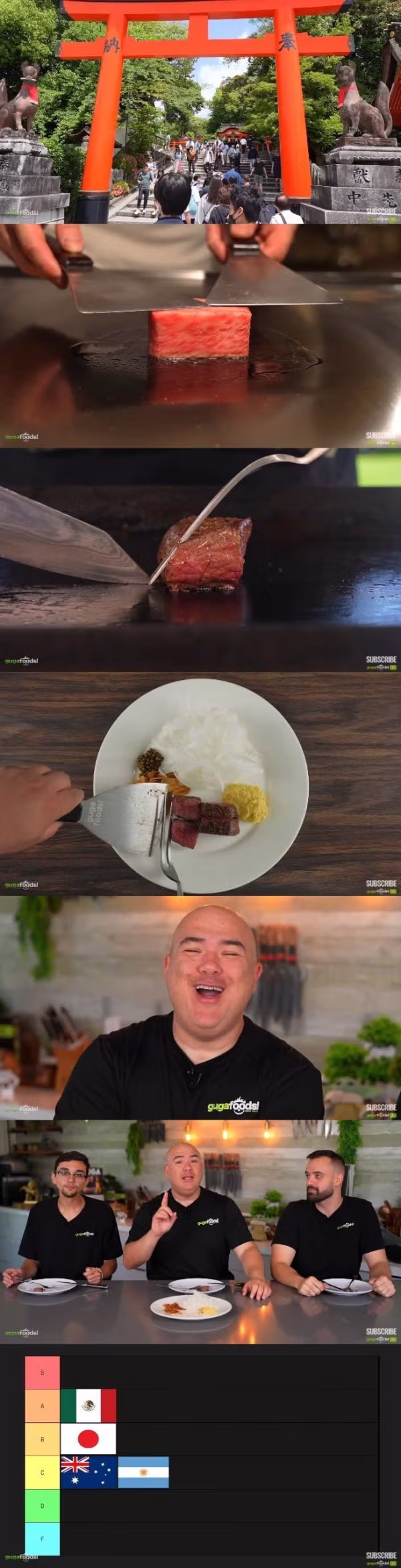해외 유튜버가 매긴 세계 스테이크 티어리스트 - 인벤 인기글 이미지 4 - 밈카세