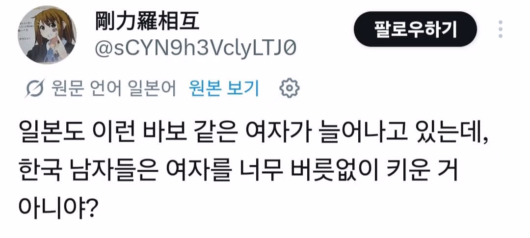 한국 페미니즘 논란에 반응하는 일본인들 - 인벤 인기글 이미지 5 - 밈카세