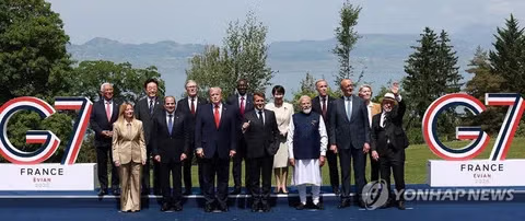 이재명 대통령 G7 정상회의 기념사진과 1세션 모습 - 클리앙 인기글 이미지 7 - 밈카세