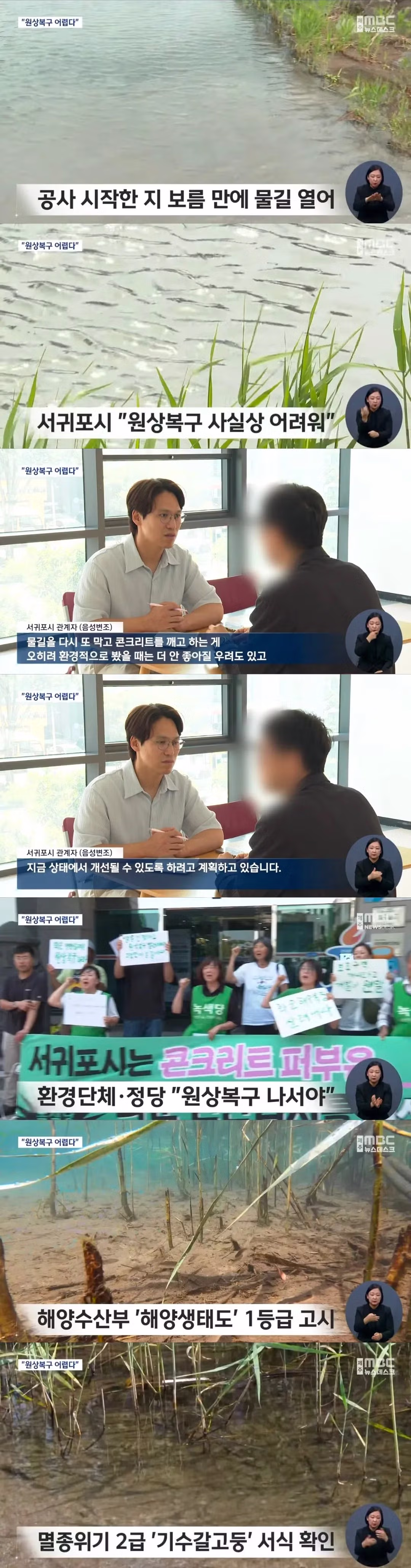하천에 공구리 친 제주도 근황 - 인벤 인기글 이미지 1 - 밈카세