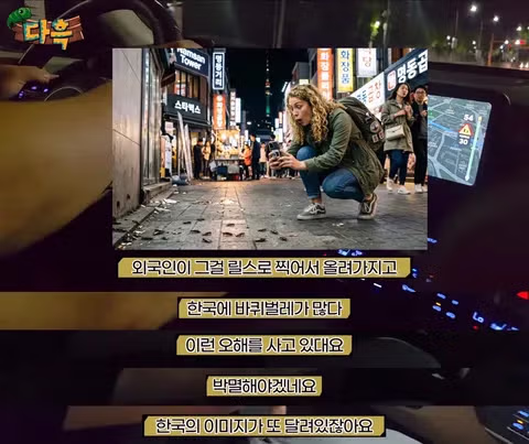 서울 시내에 나타난 바퀴벌레 떼에 놀란 외국인들 - 인벤 인기글 이미지 1 - 밈카세