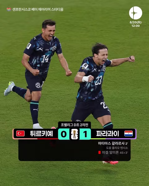입 가리고 말해서 퇴장당한 파라과이 선수 - 클리앙 인기글 이미지 1 - 밈카세