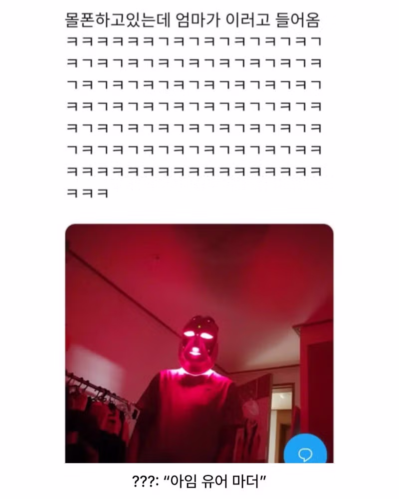 엄마가 카톡으로 물어본 당황스러운 질문 - 인벤 인기글 이미지 3 - 밈카세