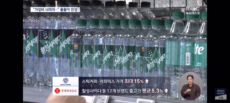메가커피와 칠성사이다 가격 인상 소식 - 클리앙 인기글 이미지 6 - 밈카세