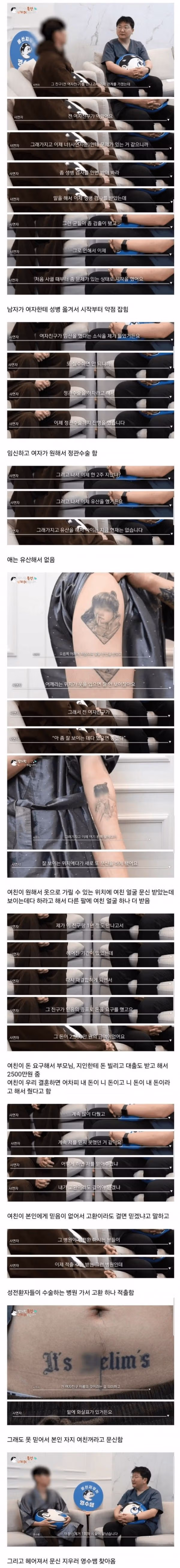 문신을 지우고 싶어 하는 황당한 이유 - 개드립 인기글 이미지 1 - 밈카세