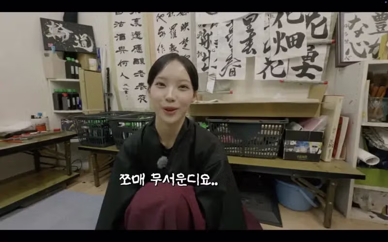 리센느 미나미의 어린 시절 서예 선생님 - 디시인사이드 인기글 이미지 3 - 밈카세