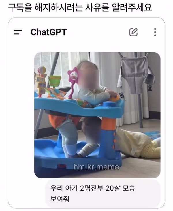 GPT 구독 취소하는 이유 - 인벤 인기글 이미지 1 - 밈카세