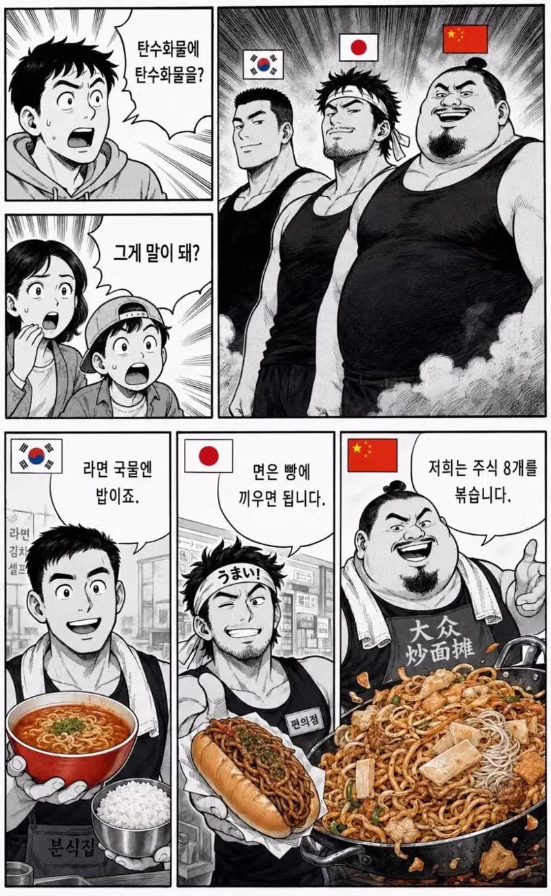 탄수화물 3형제 조합 - 인벤 인기글 이미지 1 - 밈카세