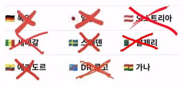 월드컵 한국 대표팀 빙고의 저주 - 뽐뿌 인기글 이미지 1 - 밈카세
