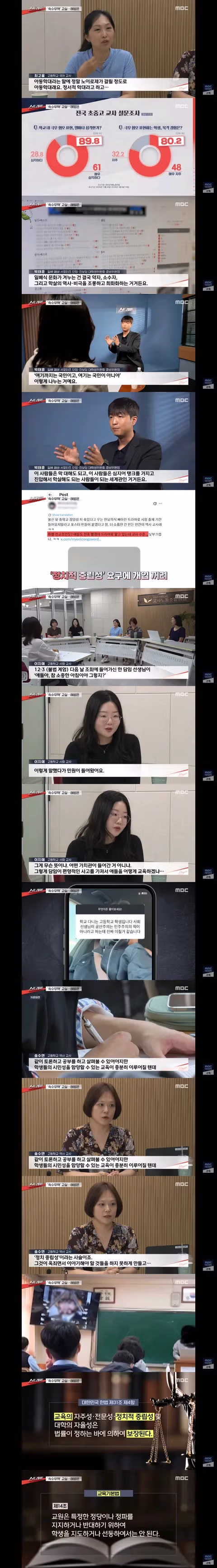 10대들의 온라인 여론조사 결과 토끼풀과 MBC 조사 - 클리앙 인기글 이미지 4 - 밈카세