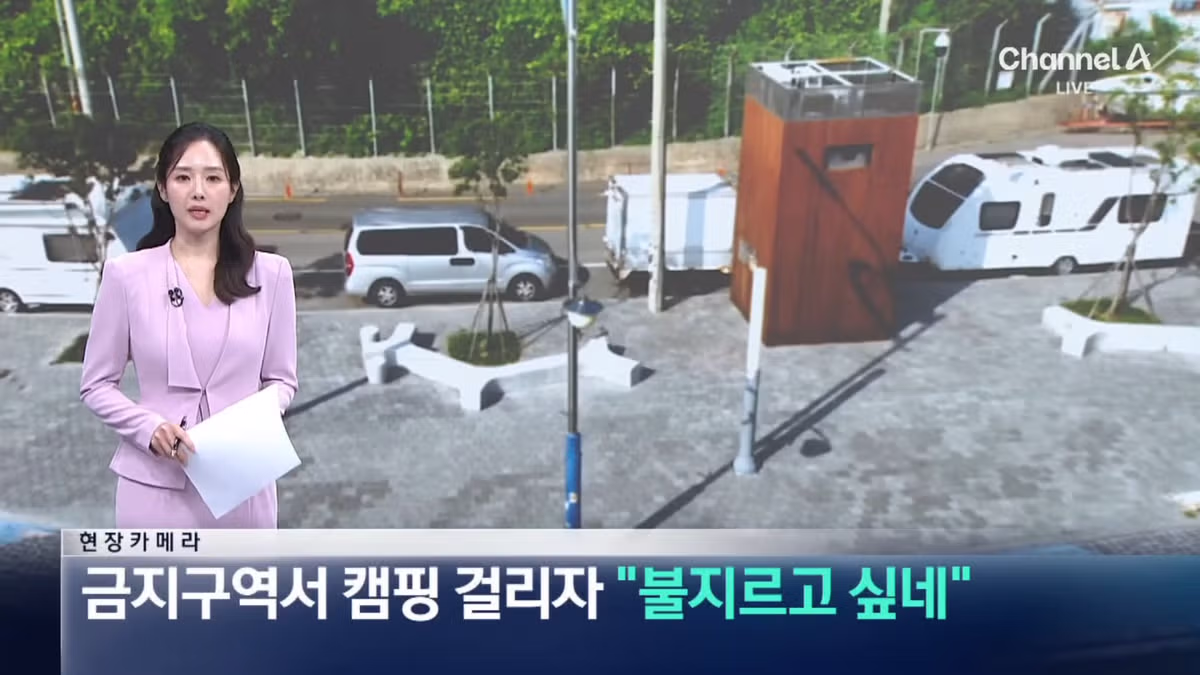 금지구역 캠핑 적발되자 불지르고 싶다는 캠퍼 - 인벤 인기글 이미지 1 - 밈카세