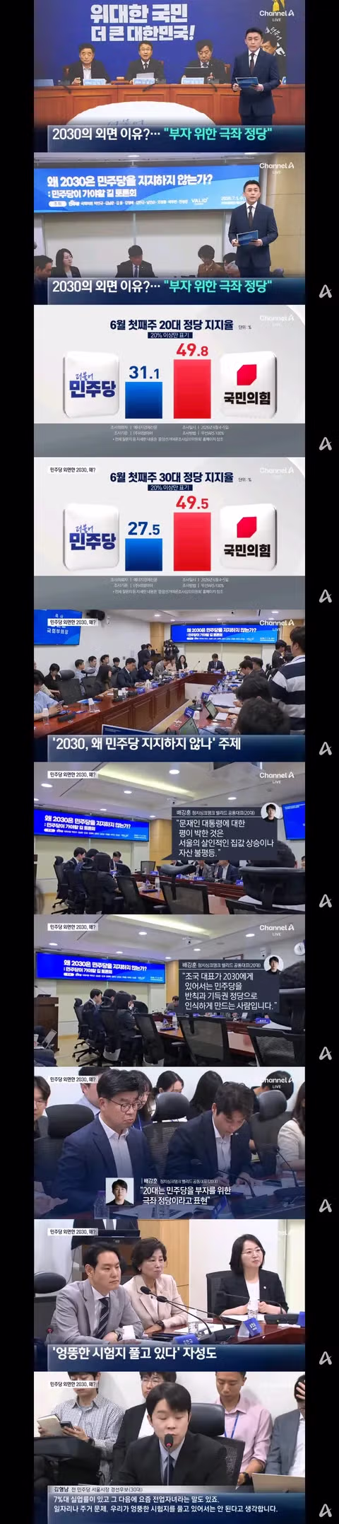 최근 민주당에서 열렸던 2030 관련 토론회 - 클리앙 인기글 이미지 1 - 밈카세