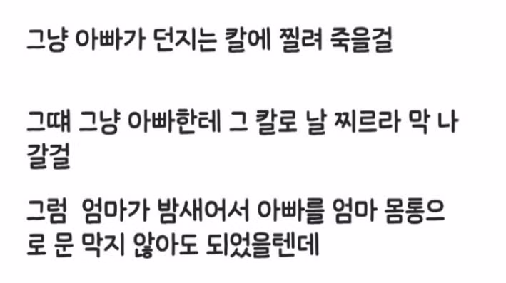 오늘 올라온 아빠한테 폭행사실 밝힌 모텔 연쇄 살인 김소영 편지.jpg 3