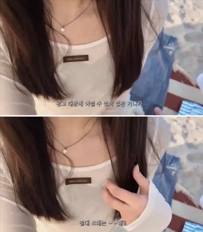 협찬 수영복 광고를 맡게 된 버튜버 - 디시인사이드 인기글 이미지 2 - 밈카세