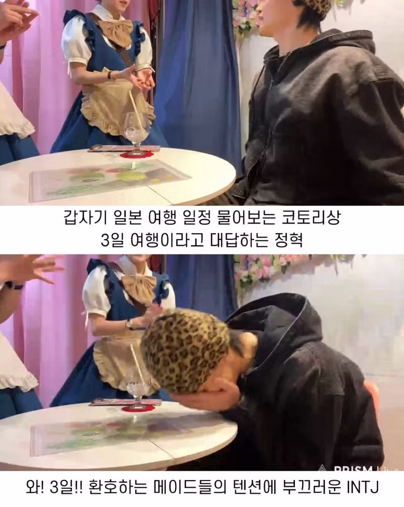 잘생긴 한국인이 일본 메이드 카페를 방문했을 때 반응 - 인벤 인기글 이미지 6 - 밈카세