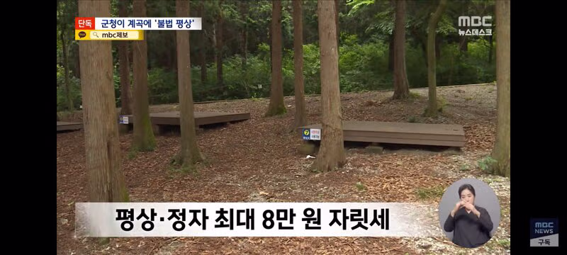 계곡 불법 자릿세 근절하라 했더니 평상을 깔아준 군청 - 인벤 인기글 이미지 4 - 밈카세