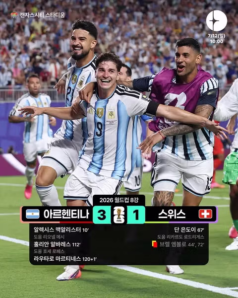 아르헨티나와 스위스의 월드컵 8강전 결과 - 클리앙 인기글 이미지 1 - 밈카세