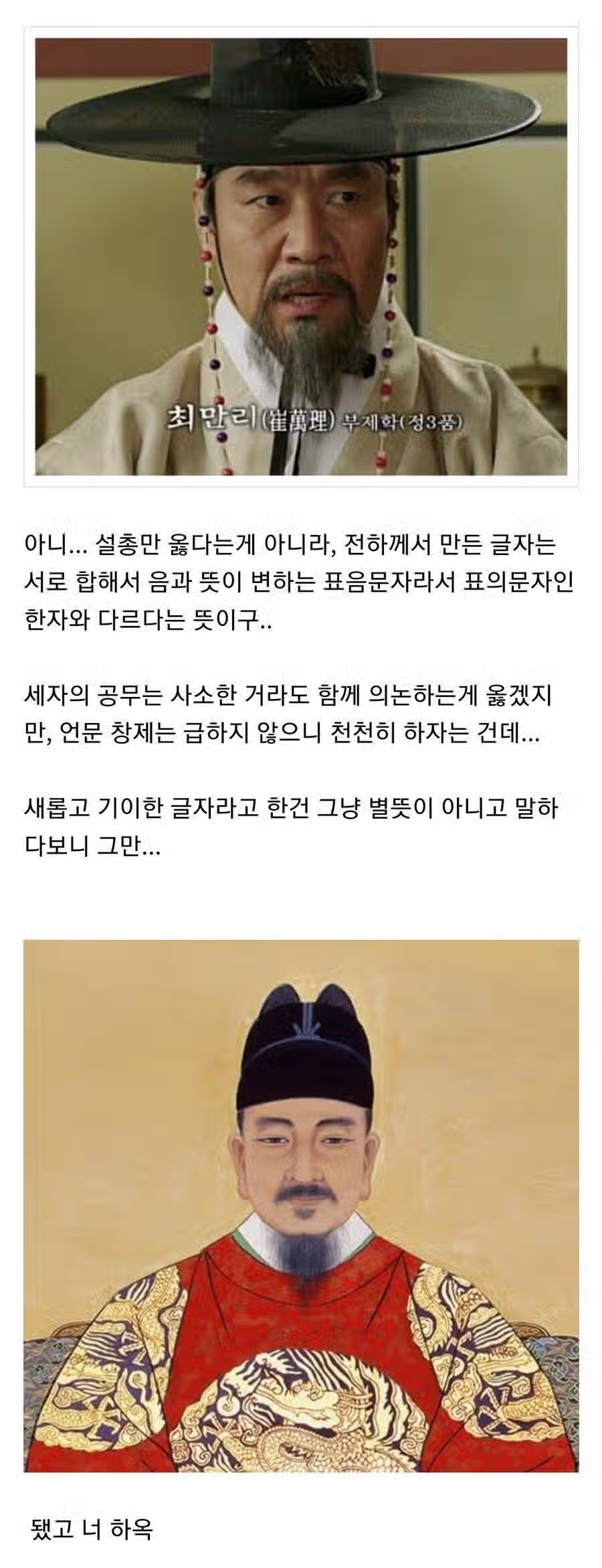 세종대왕이 신하들에게 한글을 보여준 후에 일어난 일 4