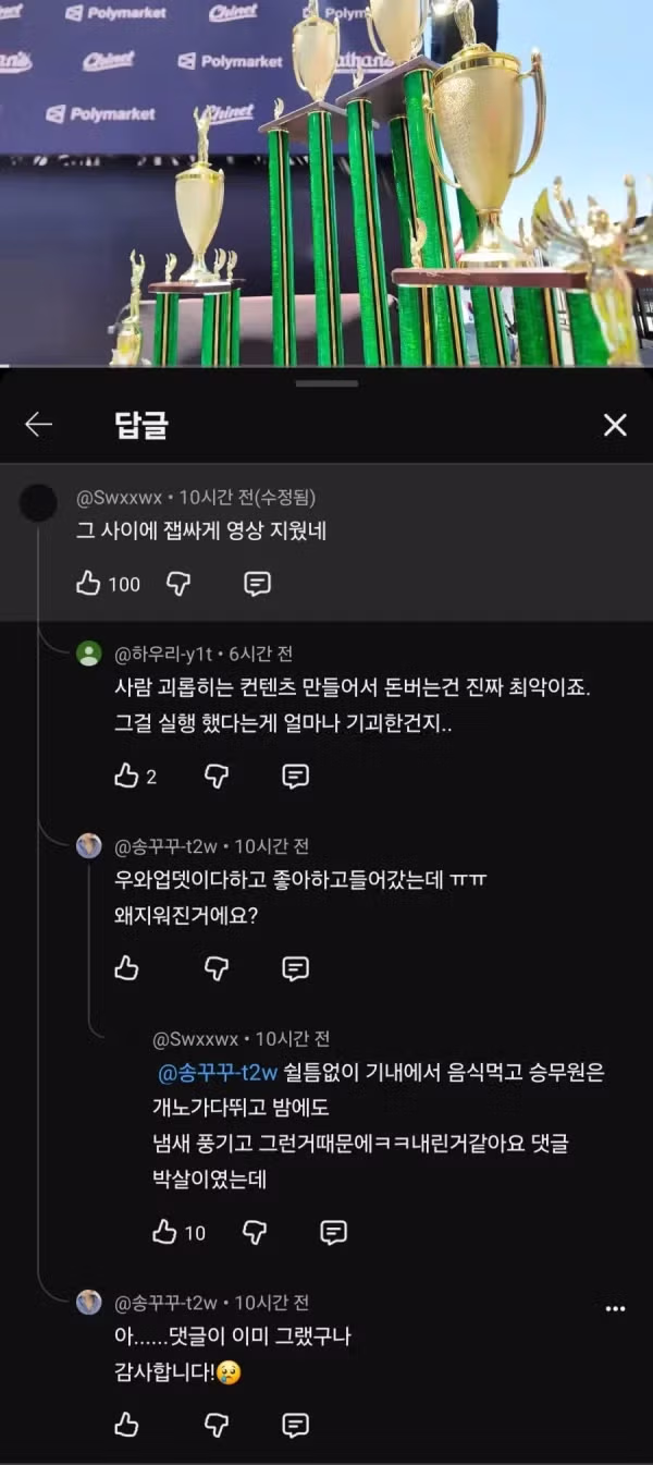 기내식 먹방을 시도한 유튜버의 최후 - 디시인사이드 인기글 이미지 7 - 밈카세