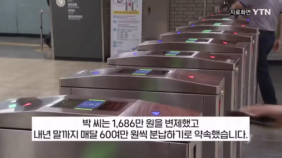 부정승차 벌금 1900만원 미납한 30대 여성의 결말 - 클리앙 인기글 이미지 6 - 밈카세