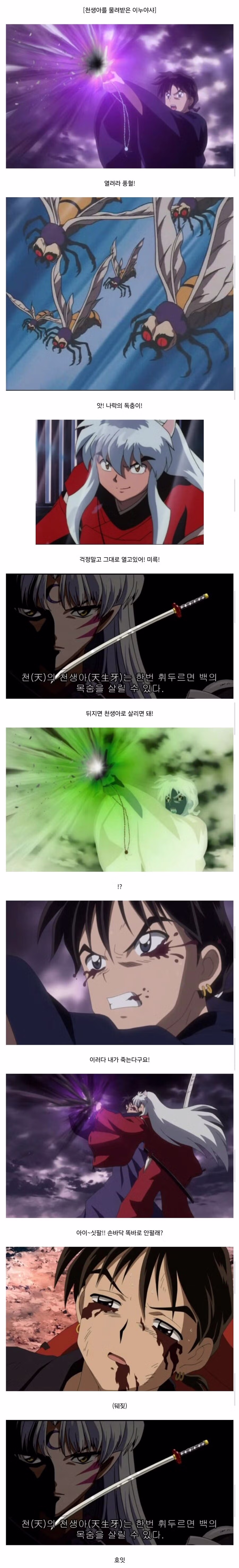 이누야샤의 효율적인 유산 분배 방식 - 디시인사이드 인기글 이미지 2 - 밈카세