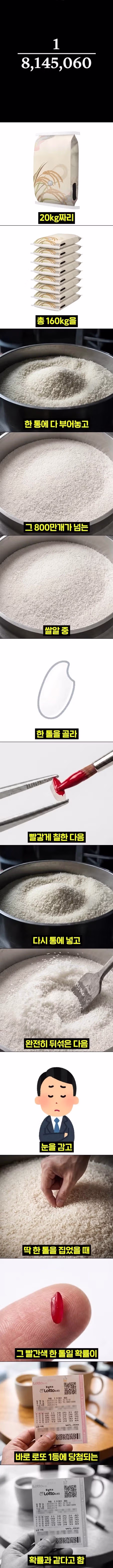 로또 1등 당첨 확률의 현실 - 뽐뿌 인기글 이미지 1 - 밈카세